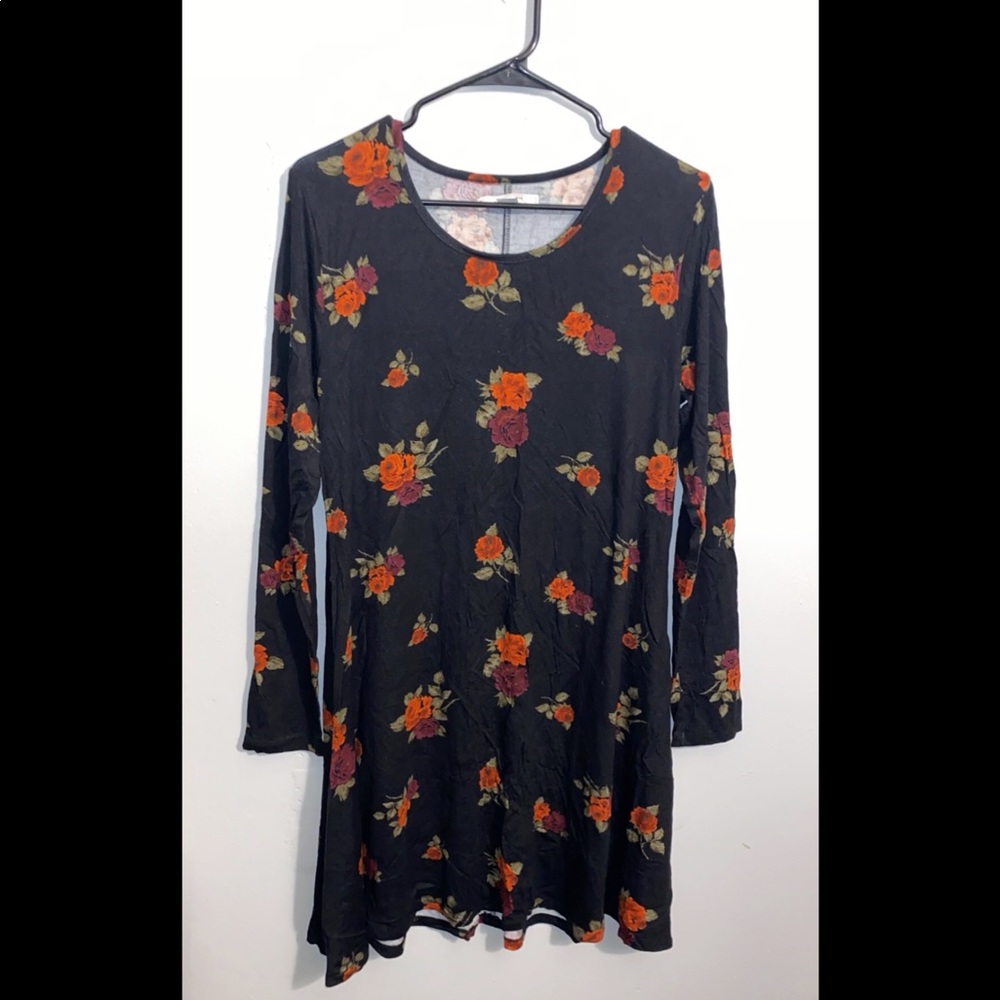 Floral Long Sleeve Dress